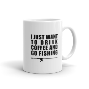 Drink Coffee Go Fishing Mug 11oz - Texas Bass Angler