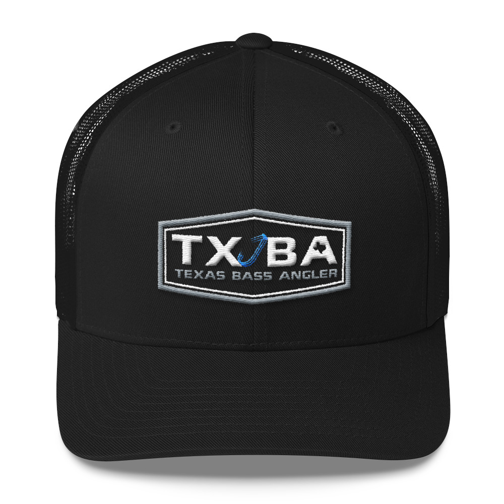 TXBA Snapback Texas Fishing Hat Gray Texas Bass Angler