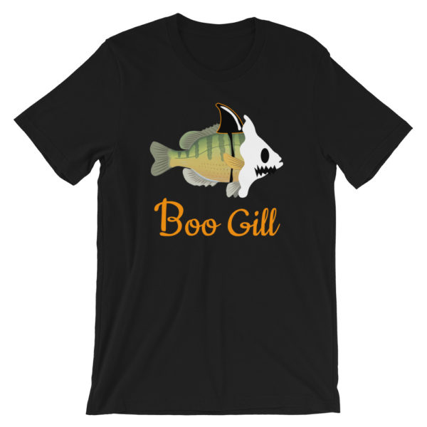 Boo Gill Adult Unisex T-shirt Halloween - Texas Bass Angler