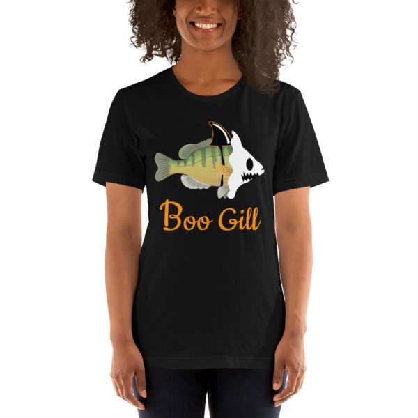Boo Gill Adult Unisex T-shirt Halloween - Texas Bass Angler